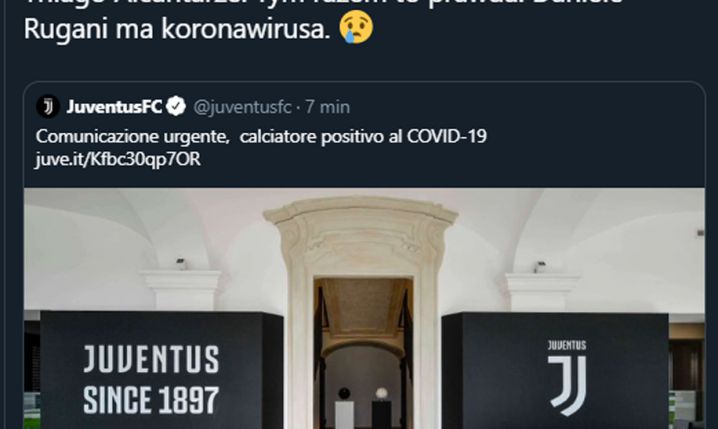 OFICJALNIE! Piłkarz Juventusu zarażony koronawirusem!